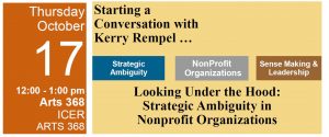 October 17, 2019, Starting a Conversation with Kerry Rempel