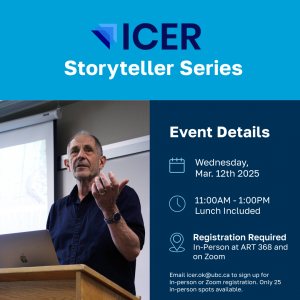 Mar.12 – CER Storyteller Series with Dr. John Wagner